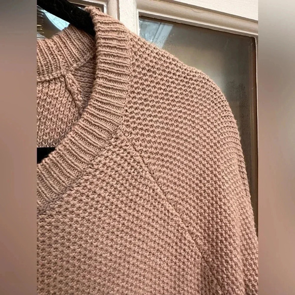 Madewell | Caramel Tan Province Cross-Back Pullover Sweater Size Medium M - Picture 12 of 13